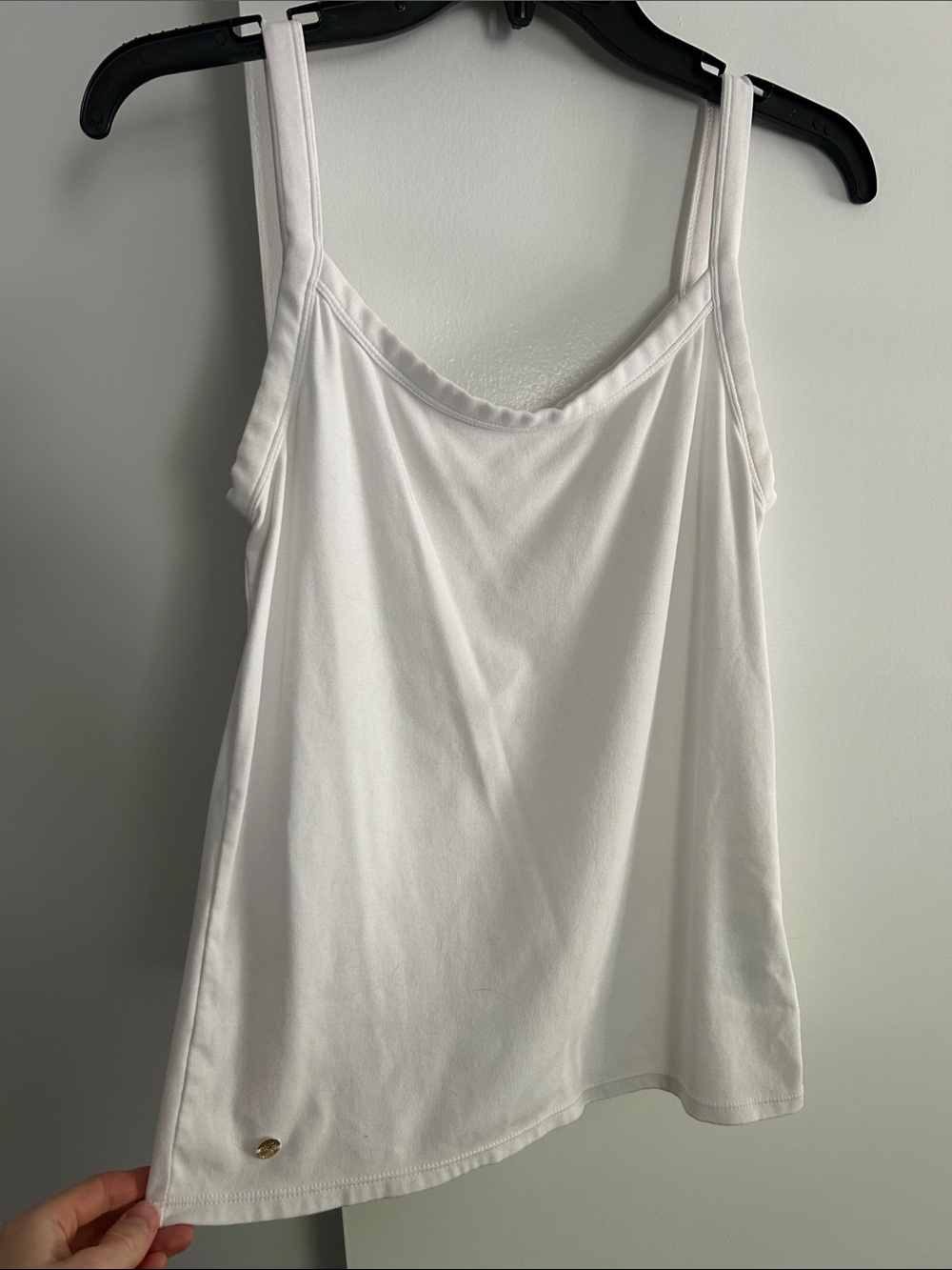 Lilly Pulitzer White Cotton Camisole Tank size M medium - LIKE NEW!